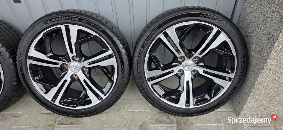 Oryginalne koła Peugeot R17 4x108Opony letnie dolnośląskie Jelcz-Laskowice