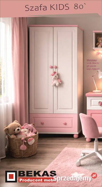 Biurko KIDS Małej Księżniczki Białe Różowe PINK Warszawa sprzedam