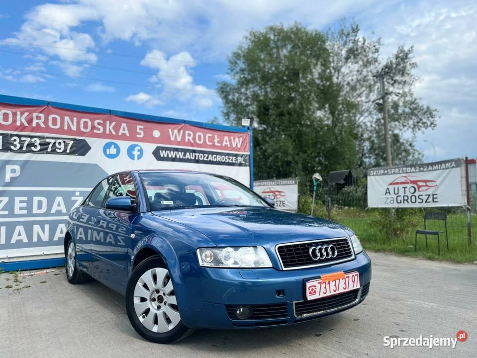 Audi A4B6 16 Benzyna Alufelgi Klima Zadbany 1600cm3 dolnośląskie