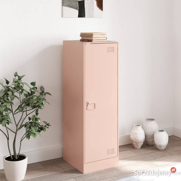 Szafka różowa 345x39x107 stal WM841704 Warszawa sprzedam