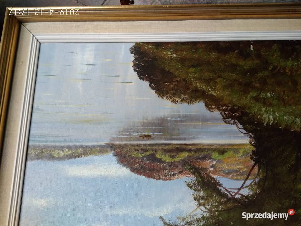 AXEL JOHANSEN PEJZAŻ MALARZ AUKCYJNY Warszawa sprzedam