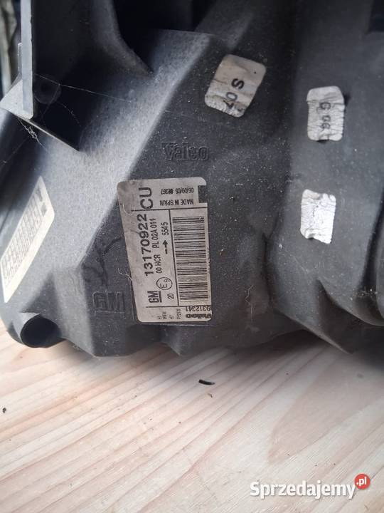 Lampy opel Vectra c angliki osobowe Łuków