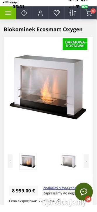 Sprzedam Biokominek ECOSMART furę Krotoszyn