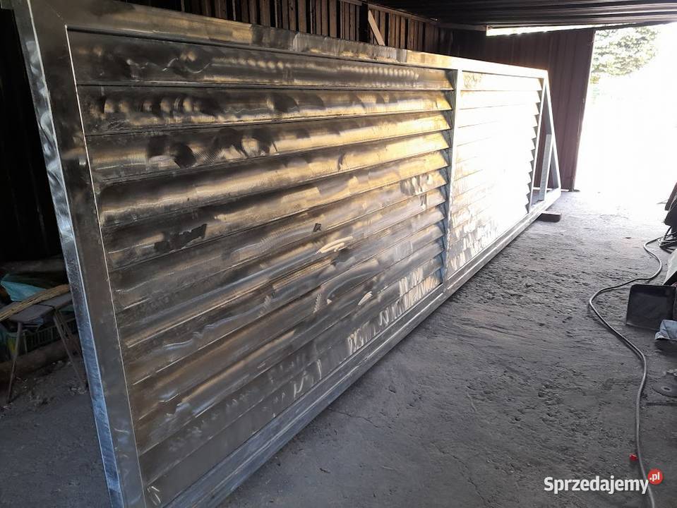 Brama przesuwna żaluzjowa brama przesuwna Bramy Pszczyna