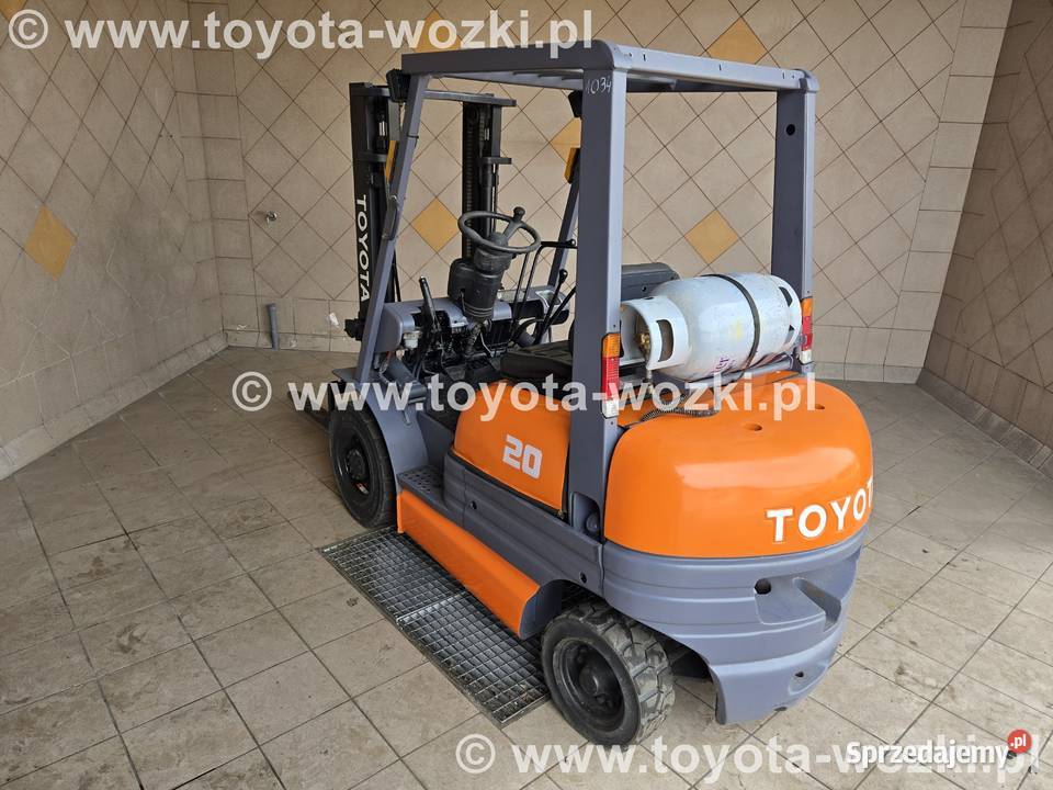 Wózek Widłowy TOYOTA 6FGF20 Wózki TOYOTA 6FG20 śląskie Mysłowice