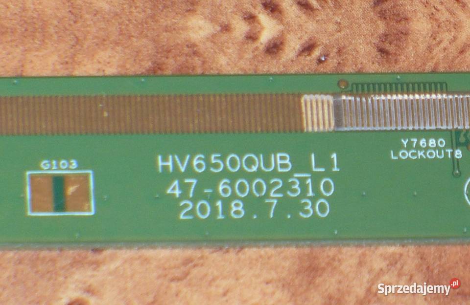 Płytki matrycy TV Philips 65PUS6554 lubelskie Lublin sprzedam