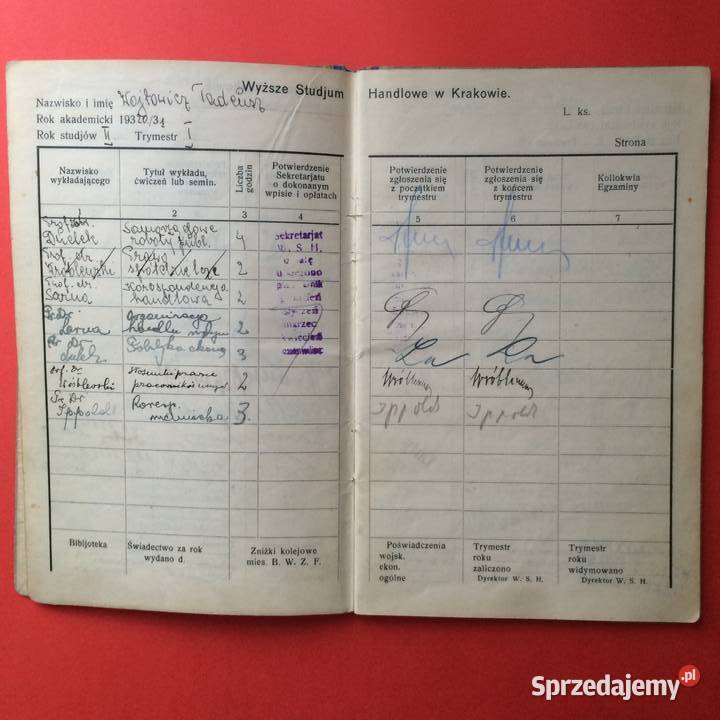 1871 Książka Legitymacyjna Wojtowicz Szczecin