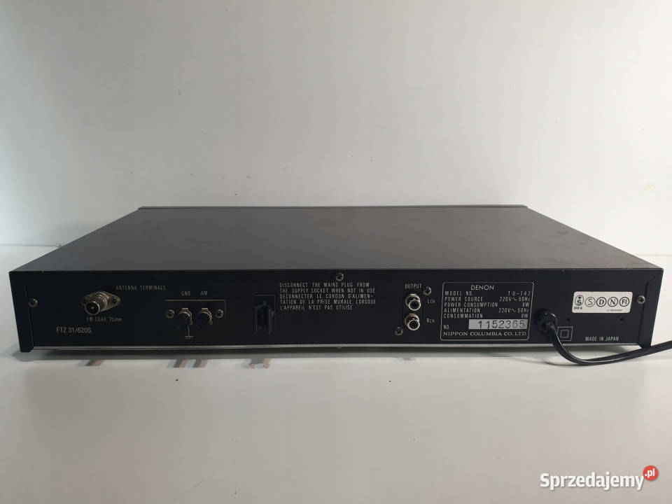 Tuner cyfrowy radio DENON TU 747 Międzychód sprzedam