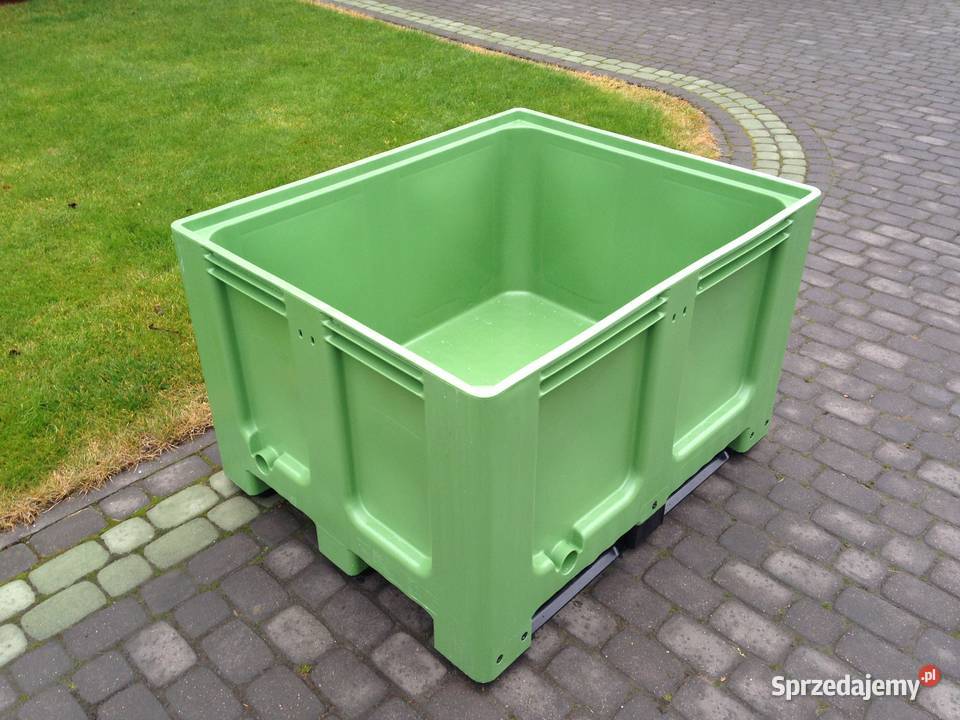 Skrzyniopaleta żółta Skrzyniopalety Palox Kisten mazowieckie Warka