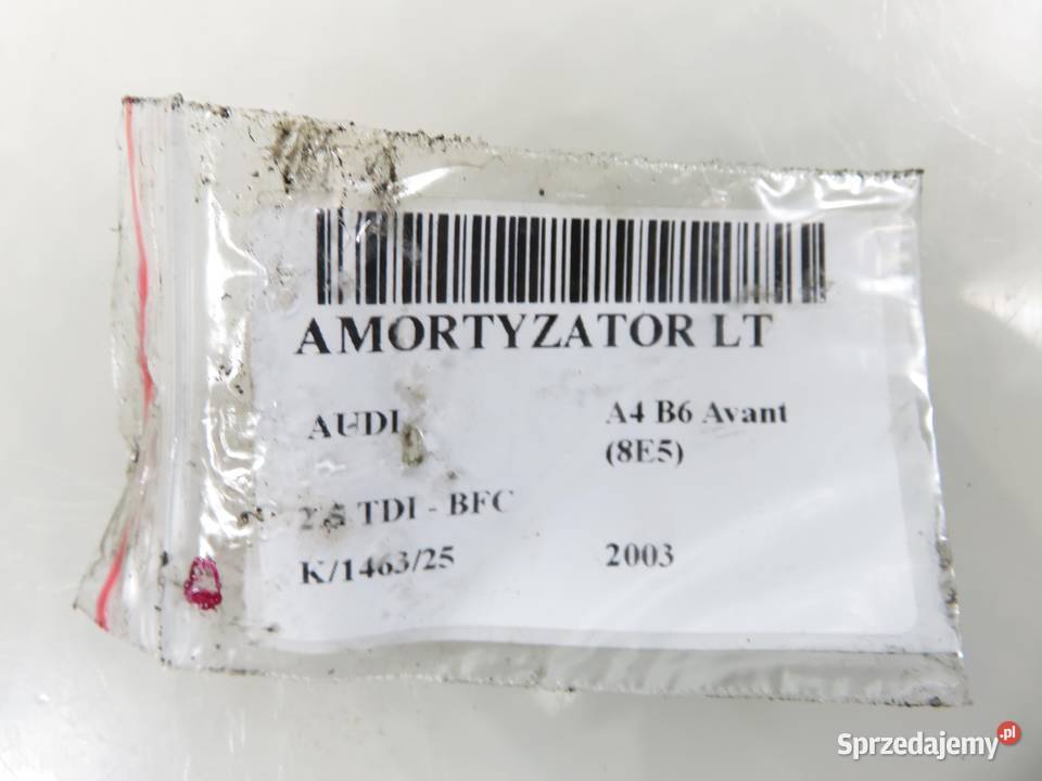 AMORTYZATORY TYŁ AUDI A4 B6 25 V6 TDI 8E0513033H