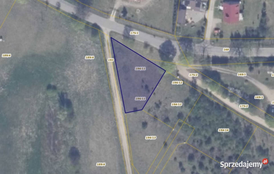 Działka 19411 w Ełganowie Sprzedaż sprzedam