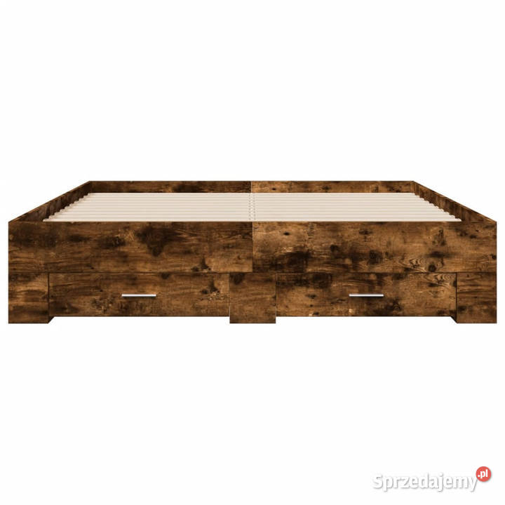 Rama łóżka z szufladami przydymiony dąb 140x200 Warszawa