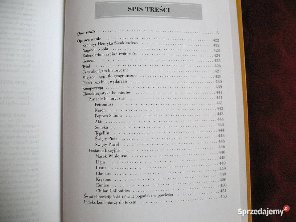 Quo Vadis Henryk Sienkiewicz książka polska Siedlce sprzedam