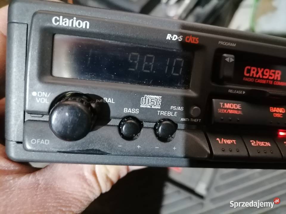 Radio Kasetowe Clarion CRX95R Lancia Delta