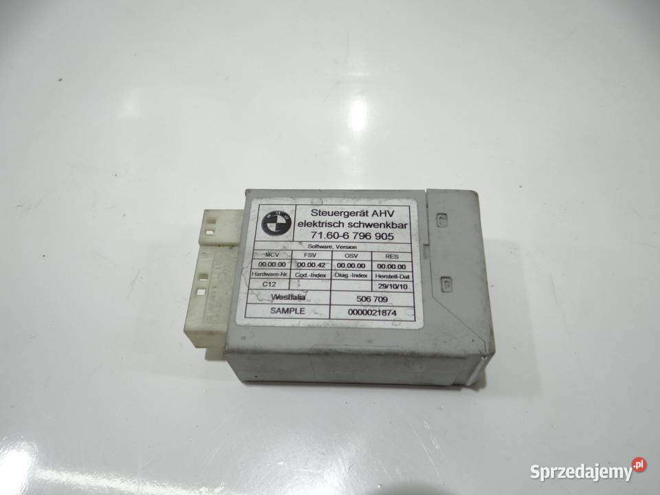 MODUŁ STEROWNIK HAKA BMW F11 6796905 Pozostałe Strzyżewice