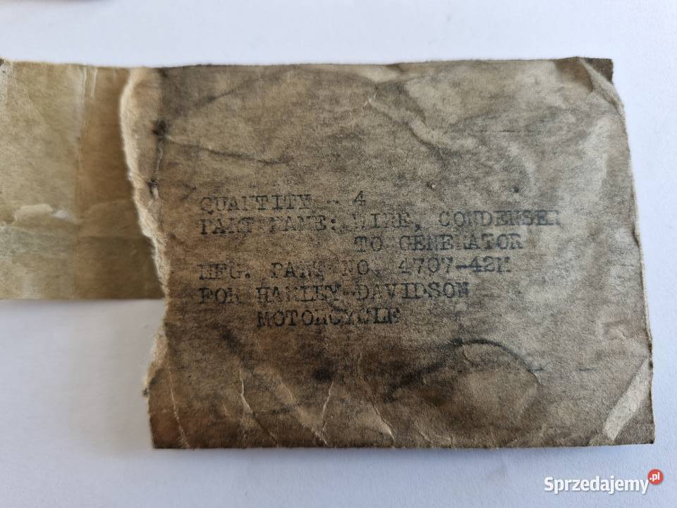Harley WLA WLC przewód 470742M NOS Grodzisk Mazowiecki sprzedam