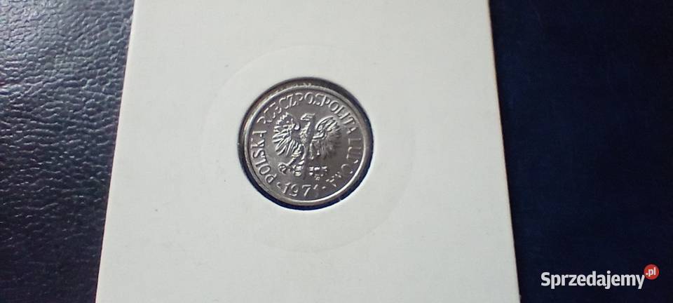 Stare monety 5 groszy 1971 skrętka Polska PRL Lesko