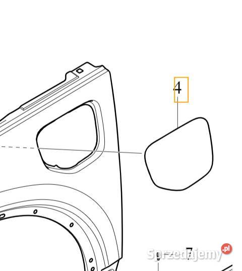 VOLVO C40 XC40 PlugIn oryginalna klapka wlewu Bielany Wrocławskie sprzedam