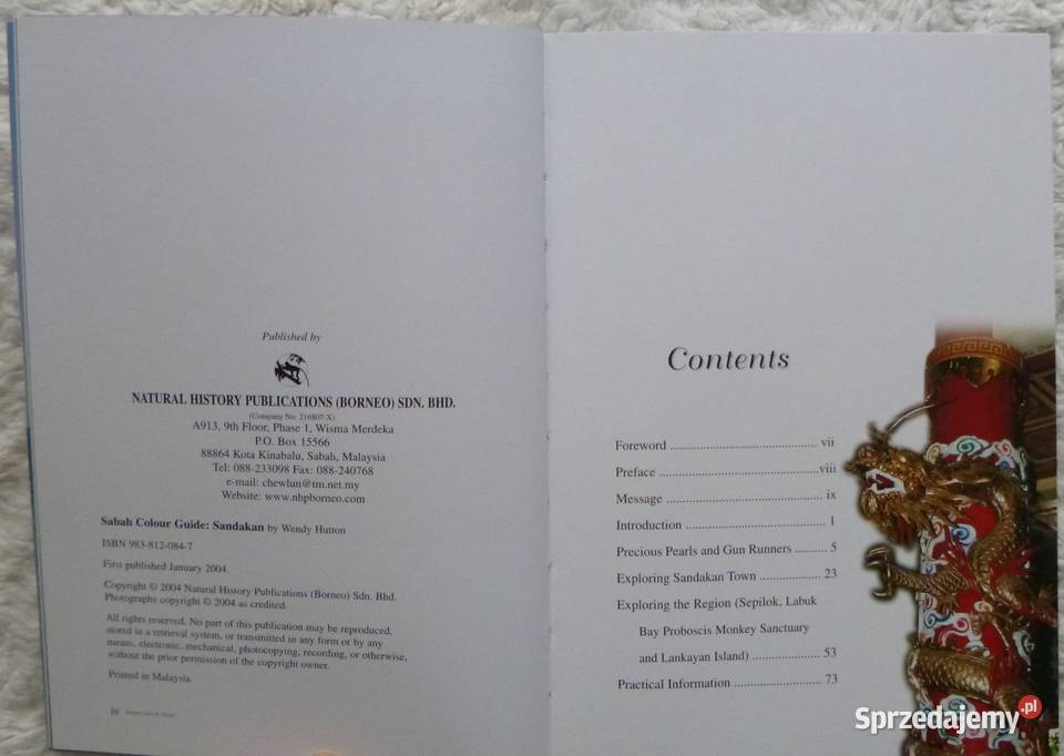Przewodnik Sandakan Wendy Hutton angielsku Warszawa sprzedam