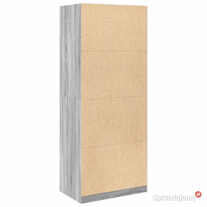 Szafa szary dąb sonoma 80x50x200 materiał Szafy i garderoby mazowieckie Warszawa