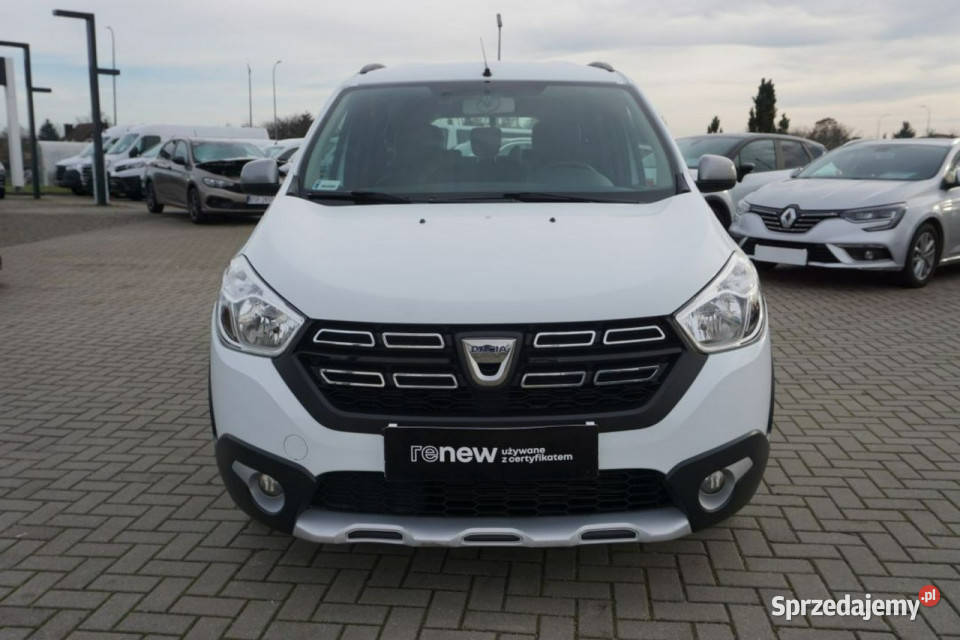 Dacia Lodgy 16SCe 102 Stepway 7os fVAT I biały Lublin