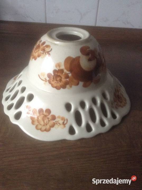 Klosz ceramiczny ażurowy ręcznie Opole