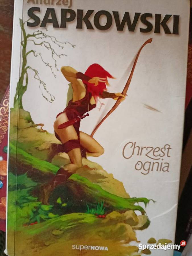 Sapkowski książki chrzest ognia unikat okazy Warszawa
