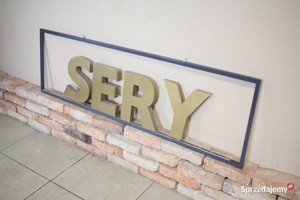 Napis SERY sklep gastronomia itp Sklep Pszczyna