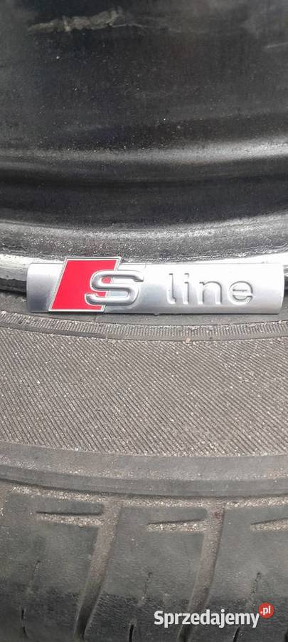 Emblemat Audi S line oryginał Emblematy Dobiegniew