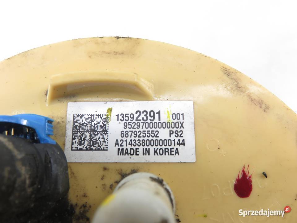 POMPA PALIWA OPEL MOKKA 17 CDTI 13592391 osobowe