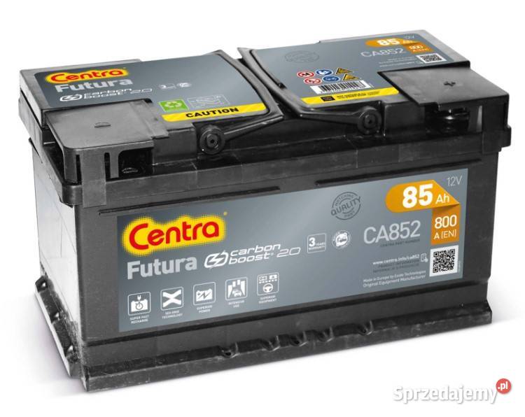 Akumulator Centra FUTURA 85Ah 800A EN PRAWY PLUS Wałbrzych