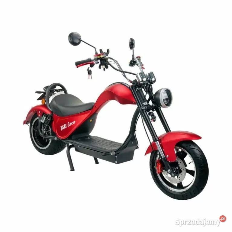 Skuter elektryczny BILI COCO COBRA czerwony RATY skuter małopolskie Tarnów