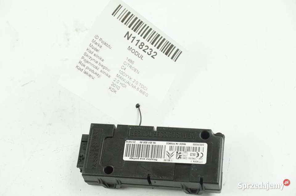 9665183080 BLUETOOTH II C4 MODUŁ