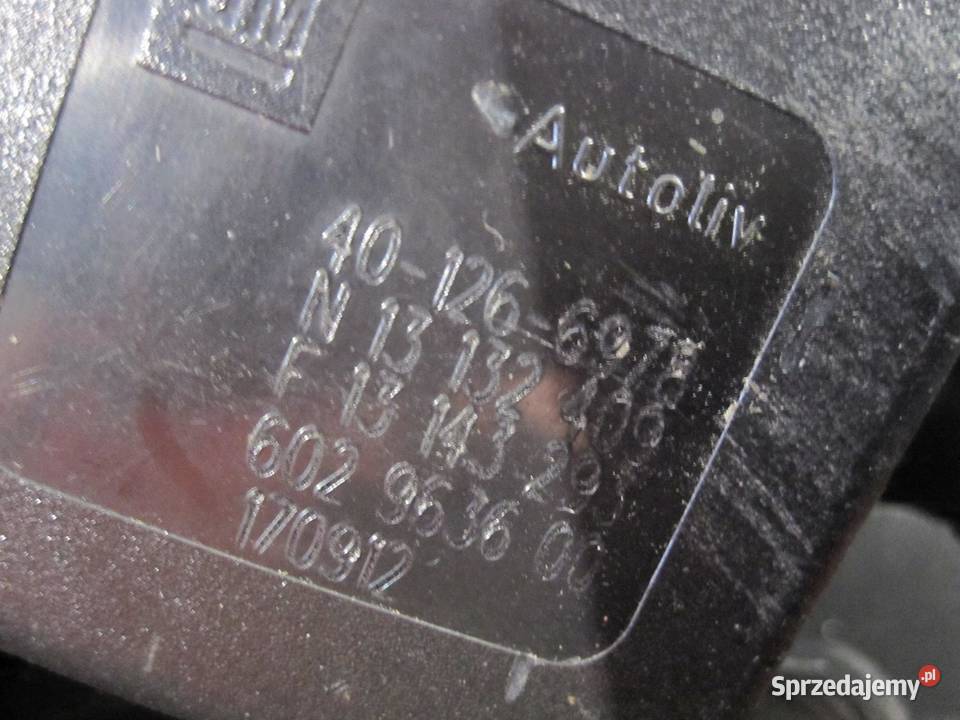OPEL ZAFIRA B 12r zapinka pasa trzeci rząd tył