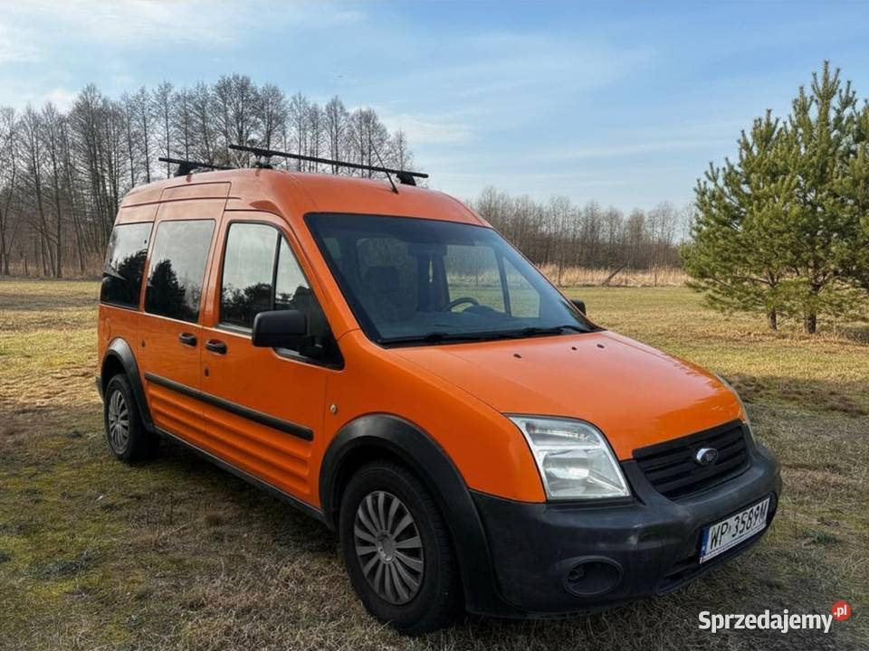 Samochód Ford Tourneo Connect rocznik 2010 pomarańczowy Płock
