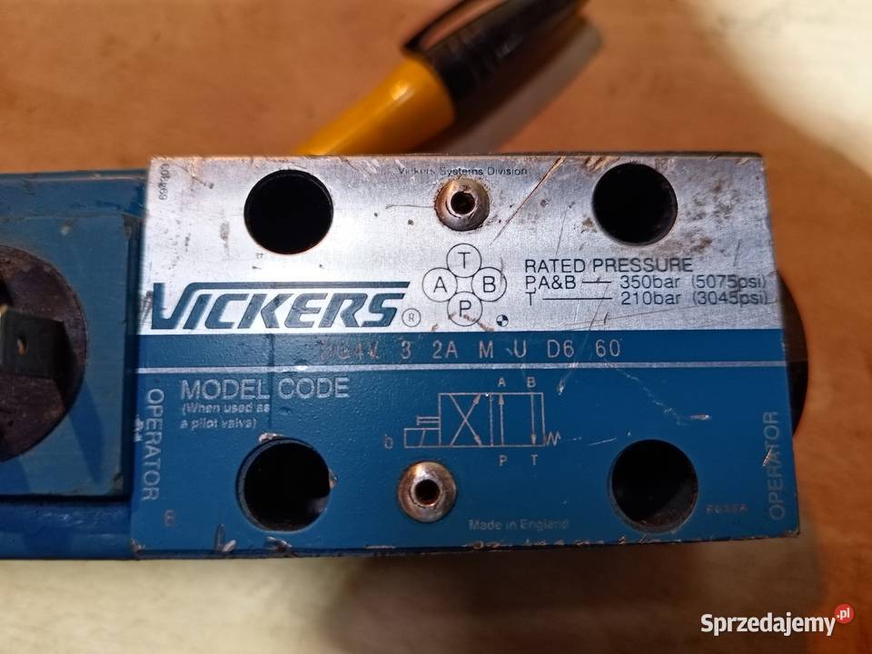 Elektrozawór hydrauliczny VICKERS DG4V32AMUD660 Gorzów Wielkopolski
