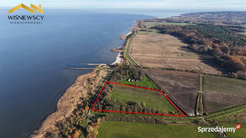 Działka Zalewem Wiślanym Kadyny 252ha Grunty i działki