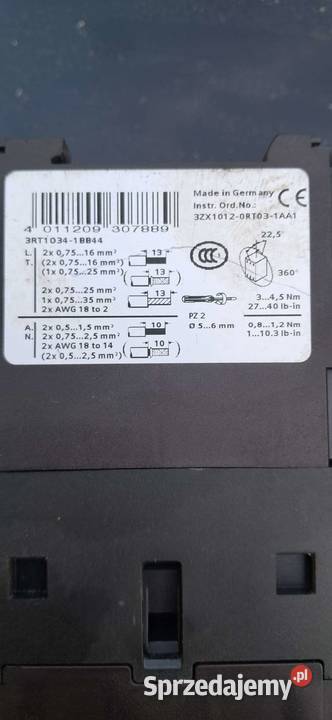 Stycznik mocy nowy Pozostałe Kotlin