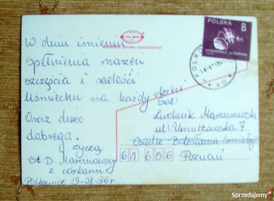 SERDECZNE ŻYCZENIA IMIENINOWE Z DOBRĄ KSIĄŻKĄ Piszczac