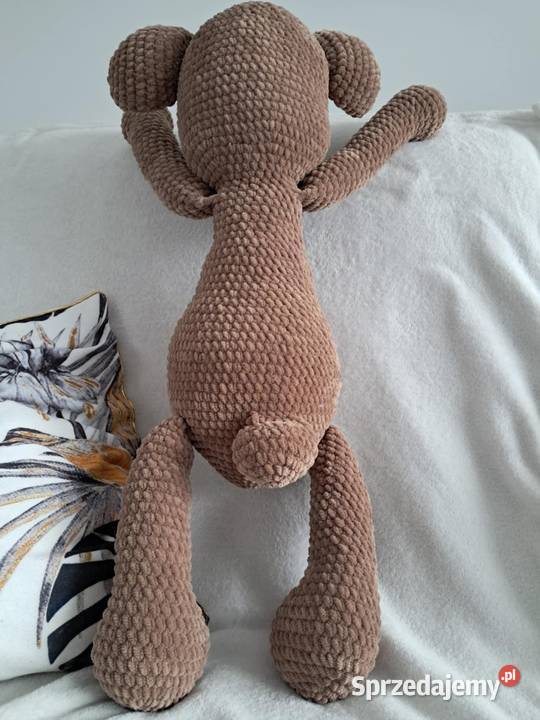 Duży ręcznie robiony miś kujawsko-pomorskie Bydgoszcz sprzedam