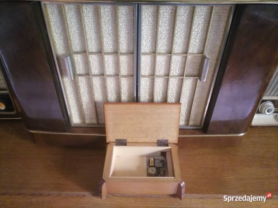 Starra szkatułka z pozytywka Szwajcaria Kraków