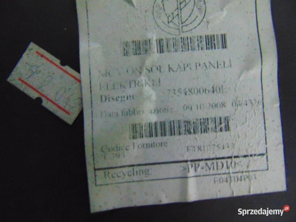 TAPICERKA DRZWI LEWY PRZÓD FIORINO NEMO 07