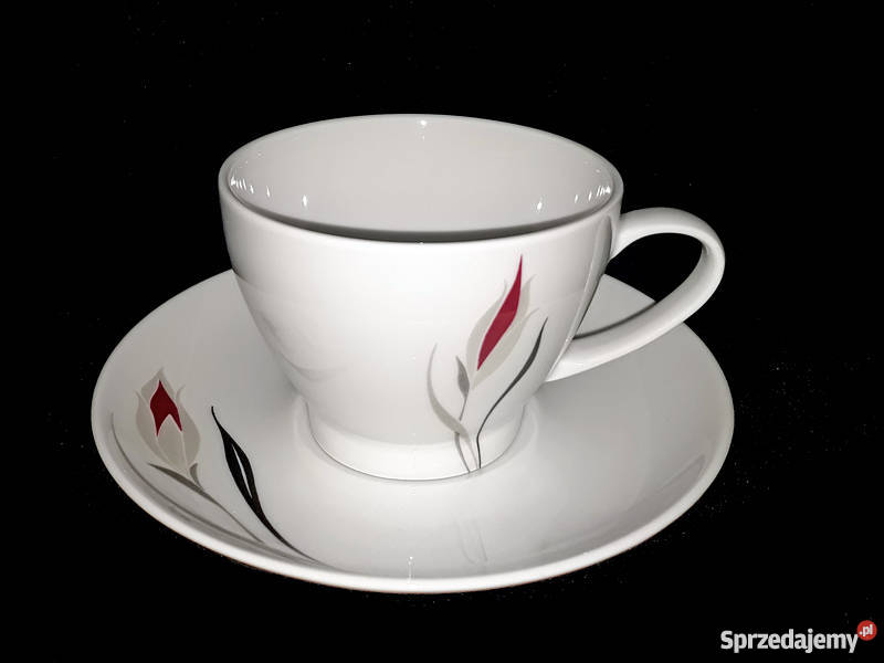 Serwis kawowy herbaciany porcelanowy Finezja Wałbrzych