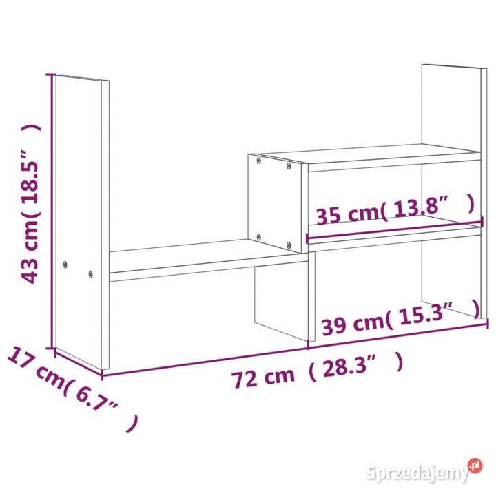 Podstawka na monitor 3972x17x43 lite drewno Warszawa sprzedam