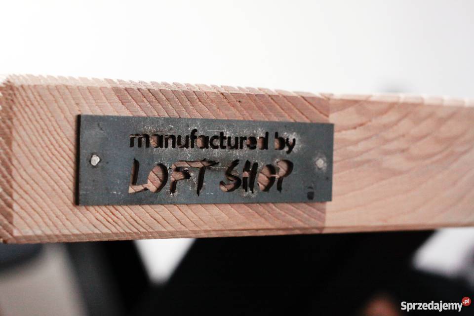 Stół loftowy INDUSTRIALNY ze stali i drewna ARMS Wrocław sprzedam