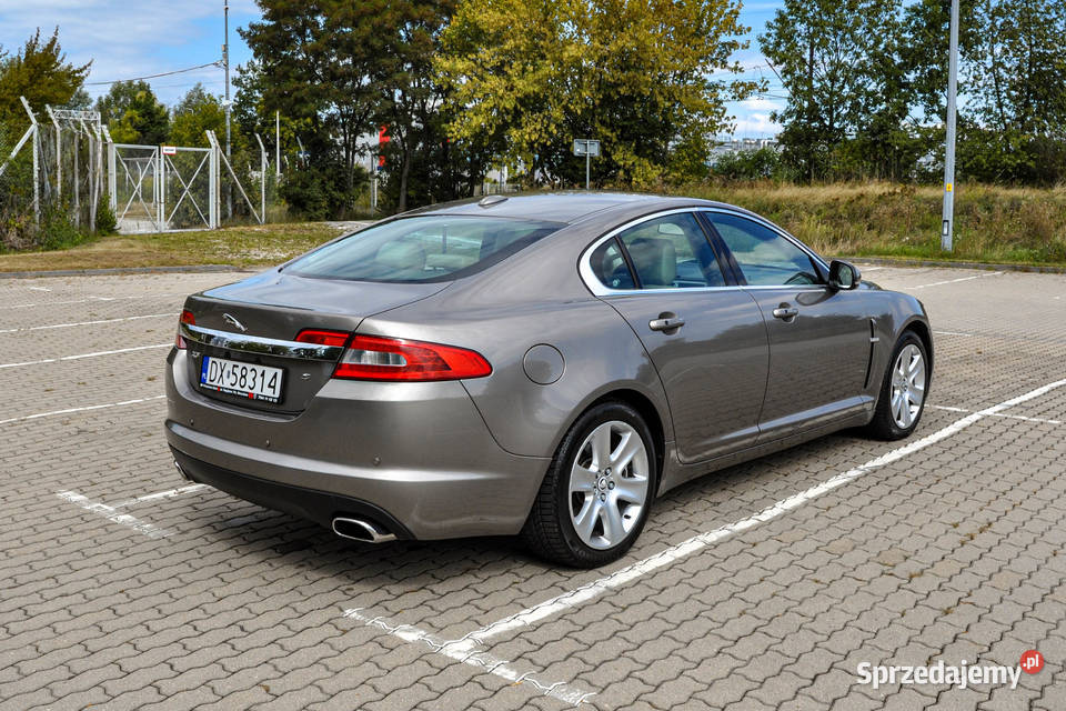 Jaguar XF 30d 275 2010 r Automat Skóry dolnośląskie Wrocław