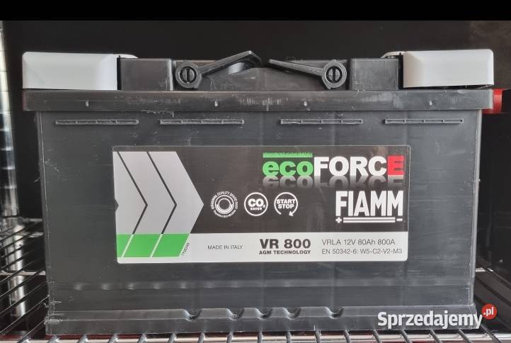 Akumulator 80AH Fiamm ECOFORCE AGM Ostrów Wielkopolski