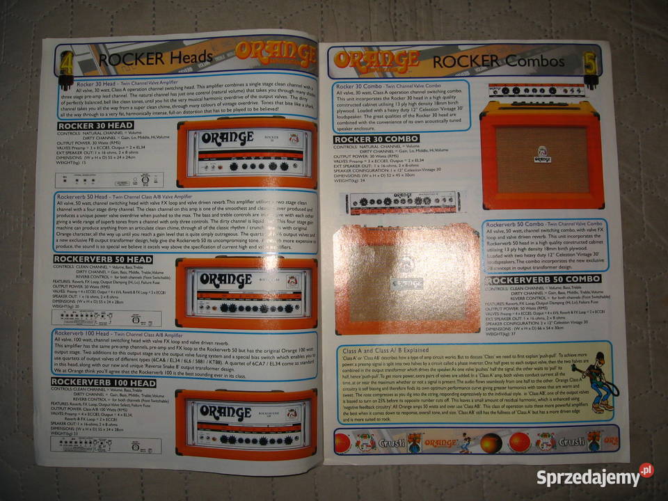 Orange Amps Professional Guitar Amplification Gitary i akcesoria