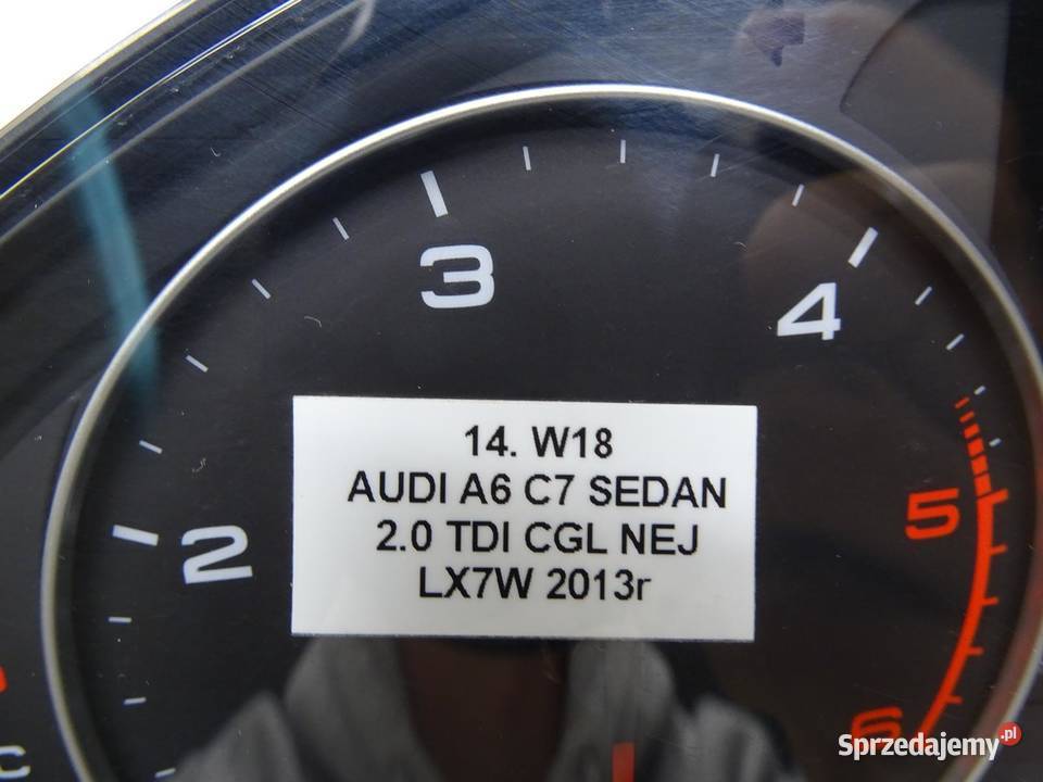 LICZNIK ZEGARY ZEGAR 4G8920950N 20 TDI AUDI A6 osobowe