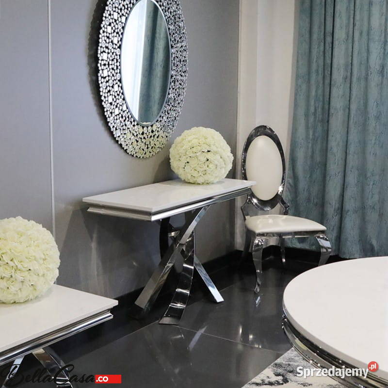 KONSOLA GLAMOUR LINCOLN STAL SZLACHETNA BLAT Warszawa